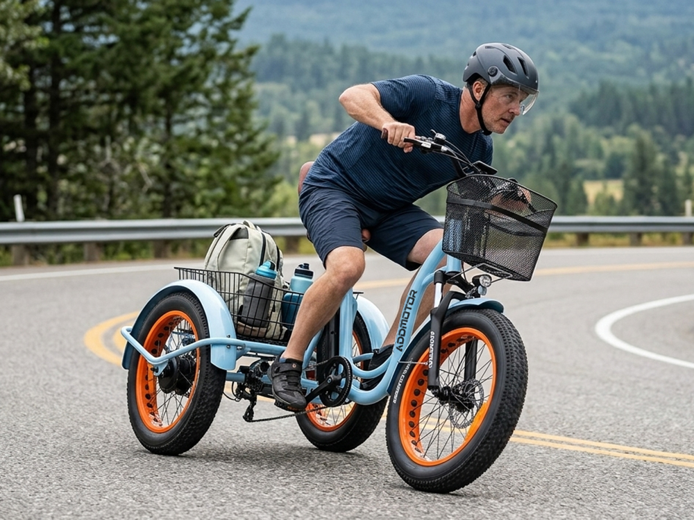 Tilting eTrike